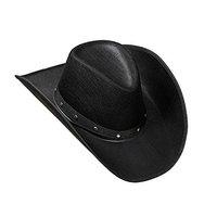 Widmann 01101 cowboy Hat With Rivets - black