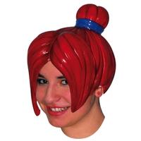 wig anime 4 red