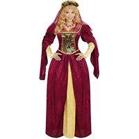 Widmann 05591 royal Queen - adult Fancy Dress Costume, Dress And Hat With Veil