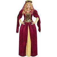 Widmann 05592 royal Queen - adult Fancy Dress Costume, Dress And Hat With Veil