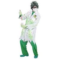 Widmann 98931 adult Costume Dr. Toxic - jacket With Mask And Latex Gloves