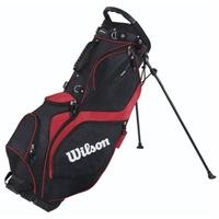 wilson prostaff golf stand bag blackred