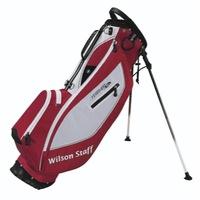 wilson feather sl golf stand bag red