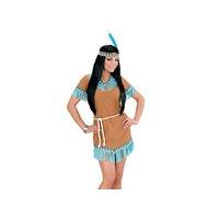 Widmann 06663 - adult Fancy Dress Indian Woman Costume, Dress, Belt, Headband