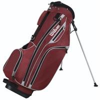 wilson lite golf standcarry bag red