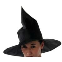Witch Hat Satin Plain Black