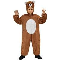 widmann 9751b bear kids costume jumpsuit with mask 134cm