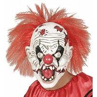 Widmann 01018 Killer Clown Mask With Hair