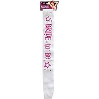 Widmann - 8855b Satin Printed Bride To Be Sash - one Size