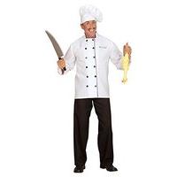 widmann 05873mr chef adult fancy dress costume jacket trousers and hat