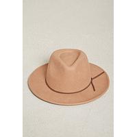 wide brim wool fedora