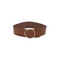 Wide Faux Leather Belt