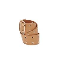 Wide Faux Leather Belt