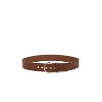 Wide Faux Leather Belt