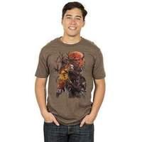 Witcher The Monster Slayer T-shirt - Size Large (brown)