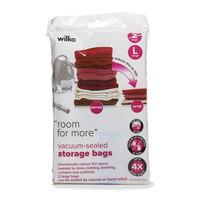 Wilko Vacuum Sealed Storage Bags 2pk