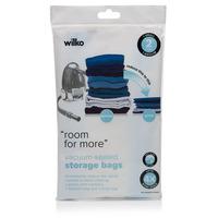 Wilko Vacuum Sealed Storage Bags 2 Sizes 2pk