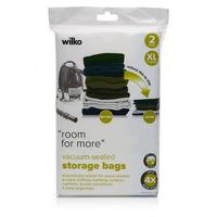 Wilko Vacuum Sealed Storage Bags Extra Large 2pk
