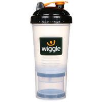Wiggle Nutrition Shaker Bottle with Storage Compartment Water Bottles