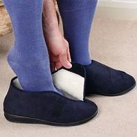 Wide Fit Slippers Size - Medium