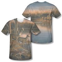 wild wings tranquil evening frontback print