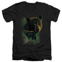 wildlife black bears v neck