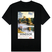 Windsor; England - British Railways Windsor Castle Thames Poster