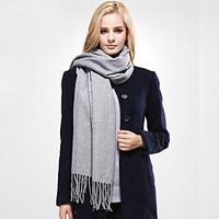 Winter Solid Women Cotton Scarf