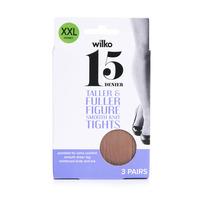 Wilko TFF Tights Honey 15D XXL 3pk