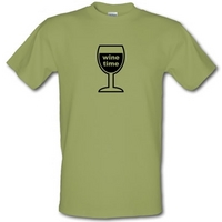 Wine Time male t-shirt.