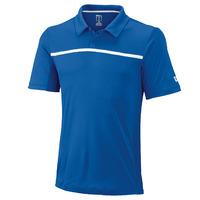 Wilson Team Mens Polo Shirt - Blue/White, M