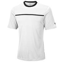 wilson team mens crew shirt whiteblack s