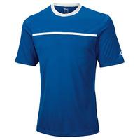 Wilson Team Mens Crew Shirt - Blue/White, L