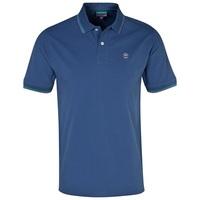 wimbledon pique polo shirt navy