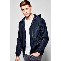 windbreaker inspired jacket navy