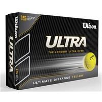 Wilson Staff Ultra Ultimate Distance Yellow Golf Balls (15 Balls)