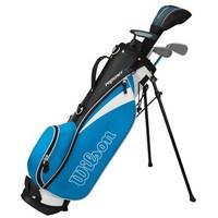 wilson junior prostaff hdx blue golf package set 5 8 years