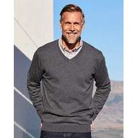 WILLIAMS & BROWN Silk Mix V Neck Jumper