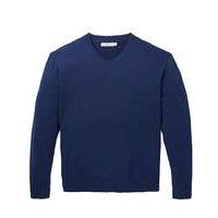 williams brown wool mix v neck jumper