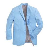 williams brown linen mix blazer