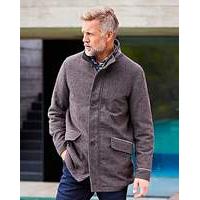 williams brown wool mix overcoat