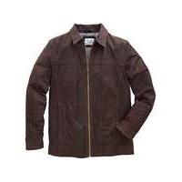 williams brown leather harrington