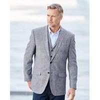 williams brown half lined blazer