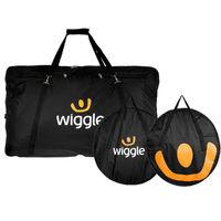 wiggle complete bike wheel bags wiggle blackorange o soft bike bags