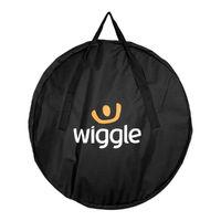 Wiggle Logo Wheel Bag Black/Orange One Size Soft Bike Bags