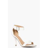 Wide Fit Chunky Ankle Band Two Part - white