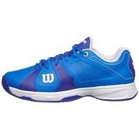 wilson rush sport omni mens tennis trainers shoes in blue