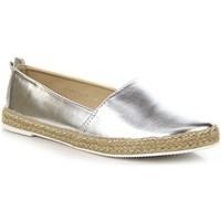 wishot srebrne espadryle womens shoes trainers in silver