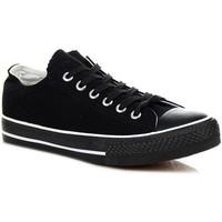 Wishot Czarne Sznurowane women\'s Shoes (Trainers) in black