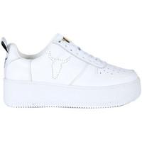 Windsor Smith Racerr sneakers in white leather with platform women\'s Trainers in white